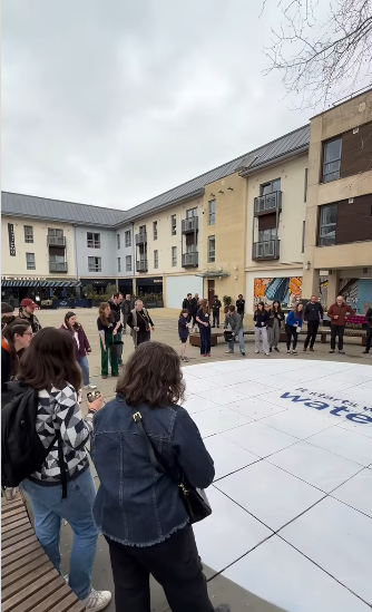 Hydrochromic Application – The First Water-Activated Mural in the UK