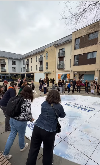 Hydrochromic Application – The First Water-Activated Mural in the UK