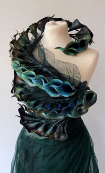 Liquid Crystal Ink Color-Changing Application –The process of creating a thermochromic dress for NYFW
